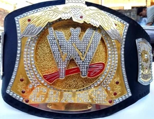 WWE World Heavyweight Wrestling Championship Belt Spinner Replica Adult 2mm - Imagen 1 de 9