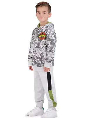 X-Men Xmen Boys Sweatshirt Pant Set Size 4-12 Hoodie Shirt Outfit Marvel Disney - Image 1 of 4