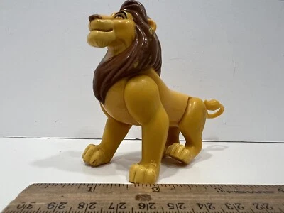 Figura de acción de juguete de colección 1994 Burger King Disney El Rey León Mufasa Foto 1 de 4