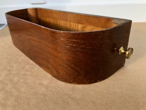 alte Schublade Holz für Nähmaschine Regal Nähebox aufklappbar - Bild 1 von 9