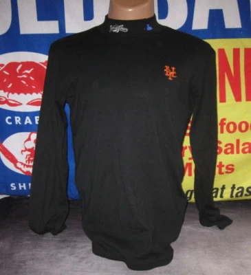 NEW YORK Mets World Series VTG Mock Turtleneck Majestic Men's Large MLB BASEBALL - Image 1 of 4