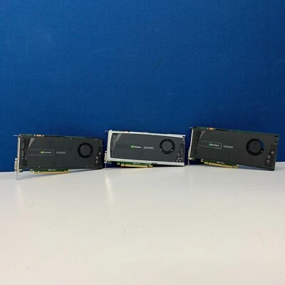 Job lot of 3 x Nvidia Quadro 4000 - 2GB GDDR5 - Graphics Card Fully Tested - Image 1 of 4
