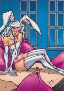 #60 WHITE RABBIT 2012 Cryptozoic DC The New 52