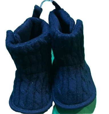 Novo com etiquetas Toy R Us tamanho 0-6 Koala Baby botas acolchoadas azul marinho presente de férias  - Imagem 1 de 4