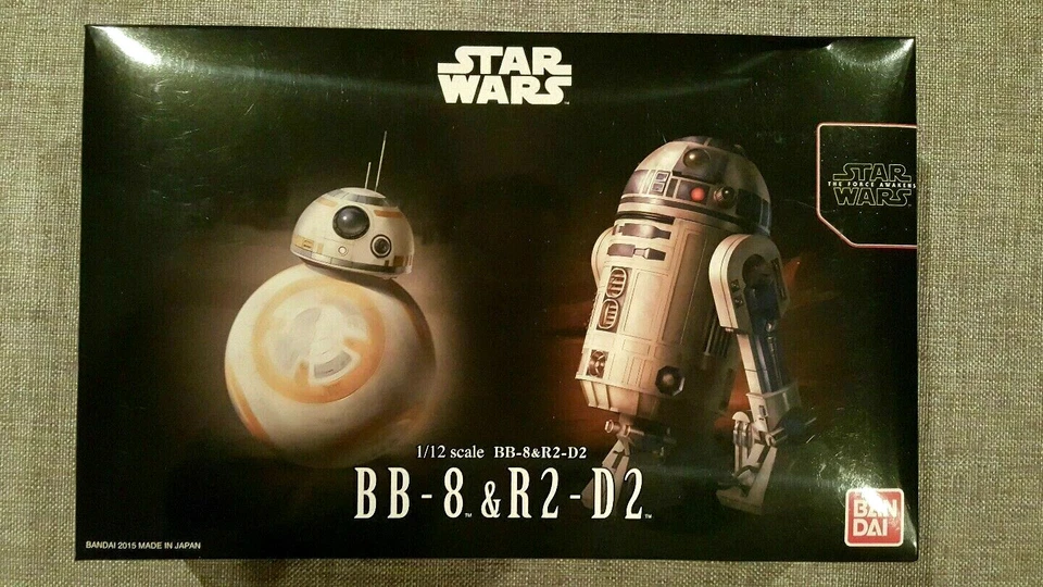 NEW Bandai Star Wars R2D2 & BB8 Droid Set Plastic Model Kit Sealed FREESHIP - Image 1 of 1