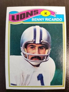 1977 Topps Benny Ricardo NRMT card #374..