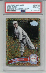 Actualización Topps 2011 coñac diamante aniversario #US154 Babe Ruth Red Sox PSA 10 - Imagen 1 de 2