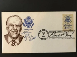 President GERALD FORD, 2005 Presidential Libraries FDC, canc. Ann Arbor, Michiga - Picture 1 of 1