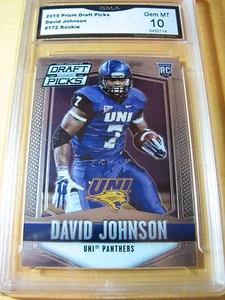 DAVID JOHNSON CARDINALS 2015 PRIZM DRAFT PICKS ROOKIE RC # 172 GRADED 10 L@@@K - Picture 1 of 1