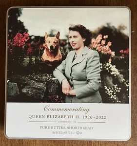 1926-2022 COMMEMORATING QUEEN ELIZABETH II COLLECTABLE TIN AS NEW EMPTY - Picture 1 of 6