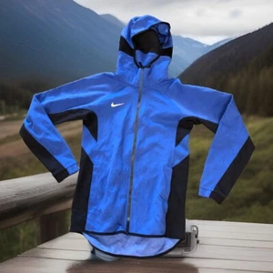 Nike Men’s Dri-Fit Showtime Full Zip Basketball Hoodie Sz XS Blue - Picture 1 of 12