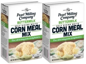 Mezcla de harina de maíz blanco autoelevante Pearl Milling Company, 80 oz (2 bolsas) - Imagen 1 de 3