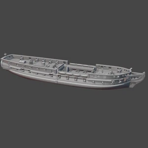 1/1200th Spanish Frigate Flora (40 guns) - Picture 1 of 1
