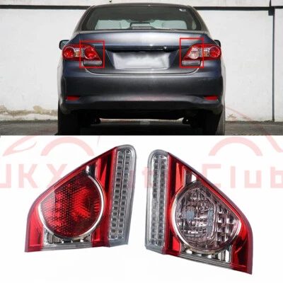 For Toyota Corolla 2011 2012 2013 b Pair Inner Rear Tail Light Lamp Left & Right - Image 1 of 4