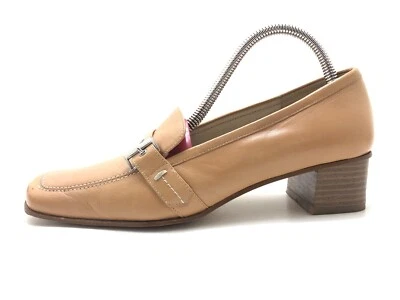 Janet D. Damen Halbschuh Slipper Comfortschuh Beige Gr. 38 (UK 5) - Bild 1 von 4