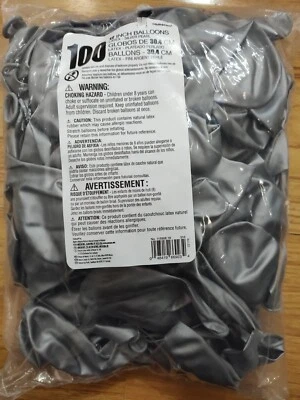Silver Pearl Latex Balloons - 12" (100 Pc)  - image 1 of 3