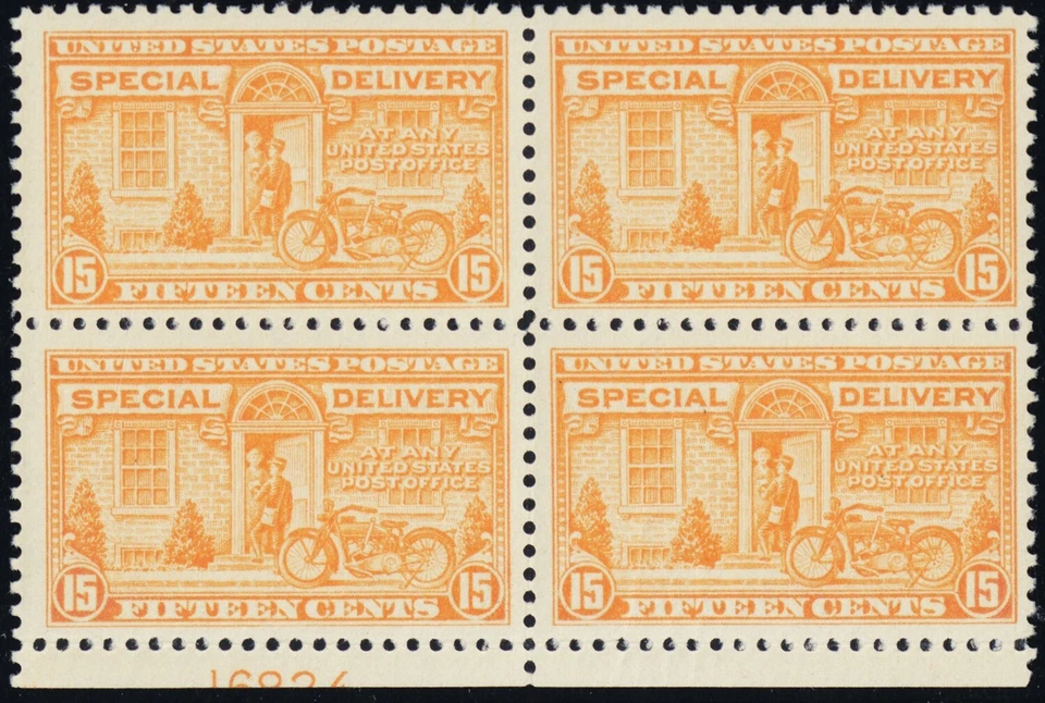 Bloque de cuatro entrega especial E13, como nuevo en estado bastante bueno 15¢ - SCV $300 - Stuart Katz Foto 1 de 1