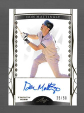 2022 LEAF TRINITY BASEBALL DON MATTINGLY GOLD FOIL SPECTRUM AUTOGRAPH AUTO /50