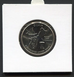 USA 1/4$ 2009 D Territories Quarters Guam KM#447 CuNi Mint UNC B2042 - Picture 1 of 2