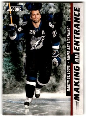 2011-12 Score Making An Entrance Martin St. Louis #7 Tampa Bay Lightning - Image 1 of 2