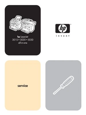 HP Laserjet 3015/3020/3030 All-in-One Printer Service Manual(Parts & Diagrams) - Image 1 of 2