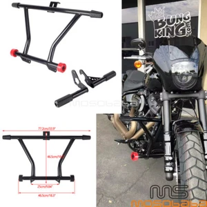 Engine Guard Highway Crash Bar For Harley Softail Low Rider FXLR/Fat Boy FLFB 18 - Picture 1 of 10