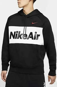 Nike Air Herren Cotton Hoodie DB496 011 schwarz/weiß - Bild 1 von 7