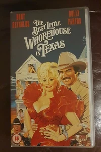 The Best Little Whorehouse IN Texas Dolly Parton Burt Reynolds Rare VHS English - Picture 1 of 2