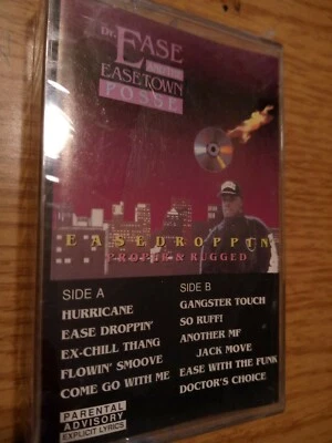 DR. EASE AND THE EASETOWN POSSE -EASE DROPPIN'---1992 BALTIMORE G-RAP CASSETTE!! - Image 1 of 4