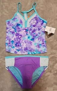 Girls Size 10/ 12 Tankini Swimsuit C45 - Picture 1 of 10