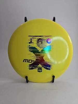Discmania S-Line MD5 Midrange Disc Golf Yellow X-out 176g Rainbow Foil - Image 1 of 4