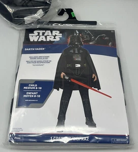 Boys Classic Star Wars Darth Vader Halloween Costume size Medium - Picture 1 of 7