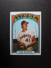 1972 Topps Baseball Card #354 Tom Murphy California Angels