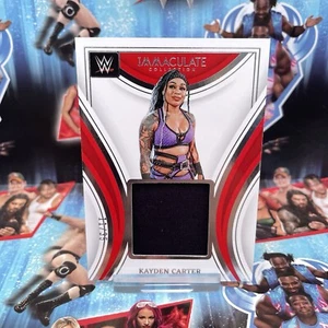 Kayden Carter WWE Panini Immaculate 2023 Remarkable Memorabilia Patch /35 - Bild 1 von 4