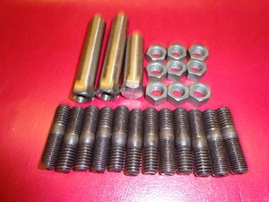 68-74 Mopar 383 440 B & E Body Cuda GTX Exhaust Manifold Fastener Set - Picture 1 of 2