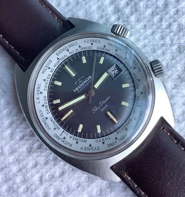 Vintage Technos Watch Sky Diver Super Compressor 200m - Image 1 of 4
