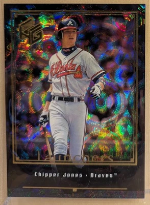 1999 Upper Deck HoloGrFX LAUNCHERS GOLD #9 Chipper Jones Braves HOF RARE 1:105 - Image 1 of 2