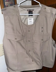 5.11 TACTICAL 49030 LARGE REGULAR EXTERNAL Uniform Carrier SILVERTAN CLASS A - Picture 1 of 12