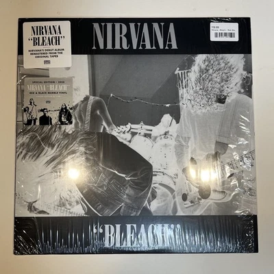 Bleach Nirvana 2020 Remaster LP LTD /2500 Cherry Black Smoke Grunge Cobain VG++ Foto 1 de 4