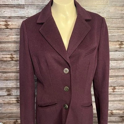 Eddie Bauer Wool and Angora Blazer Medium Petite MD MP - Image 1 of 4