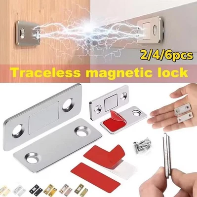 Magnetschnäpper Magnet Verschluss Möbel Schrank schnapp Magnet Schnapper 1-6 Set - Bild 1 von 4