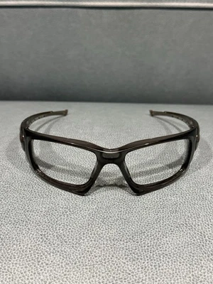 Marco Oakley bisturí cristal negro/marrón humo (sin iconos/cauchos) Foto 1 de 4