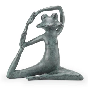SPI Relaxed Yoga Frog Garden Sculp - Picture 1 of 3