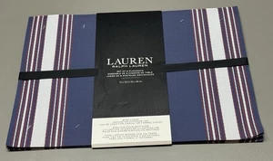 Juego de 6 manteles individuales Lauren Ralph Lauren interior/exterior azul/blanco/rojo 13” X 19”�� - Imagen 1 de 5