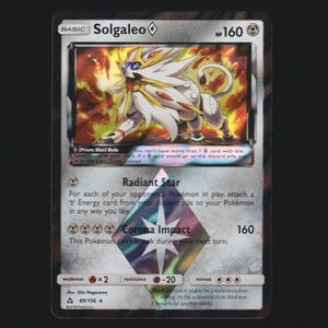 Solgaleo 89/156 Ultra Prism Reverse Holo Prism Holo Rare Pokémon TCG NM 🔥 - Picture 1 of 3