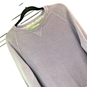 Tommy Bahama Waffel Pullover Herren L Lavendel Lila Strukturiert Baumwolle Logo - Bild 1 von 9