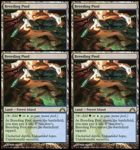 Magic MTG Gatecrash PLAYSET 4x Breeding Pool x4 NEAR MINT NM - Picture 1 of 1