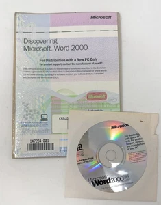 Discovering Microsoft Word 2000 w/Product Key CD-ROM Software - Picture 1 of 2