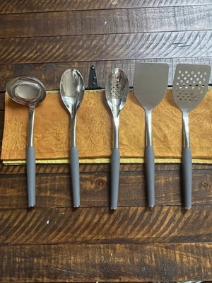 Williams Sonoma Prep Tools Stainless-Steel Utensils, Set of 5 New! Read - Image 1 of 4