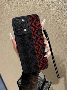 Custodia telefono antiurto retrò totem art per iPhone Samsung Redmi modelli Huawei - Foto 1 di 14